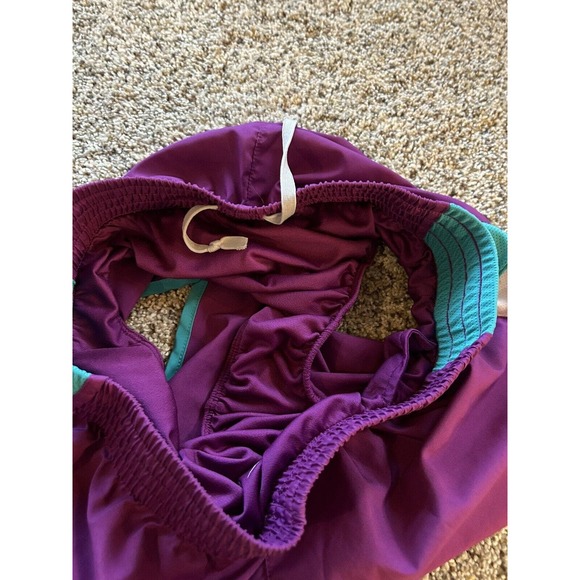 LOT of 2 NIKE size S SHORTS Running Training Lined Blue Purple K23 - Picture 6 of 10